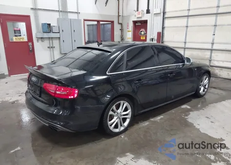 2013 Audi S4 3.0T Premium Plus from USA, damaged, VIN WAUBGAFL0DA035680